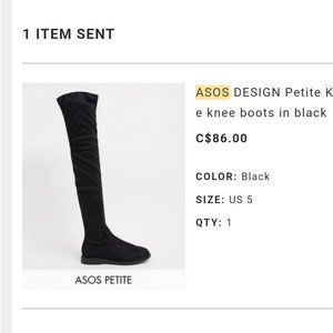 Asos long boots